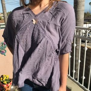 Boho Back Tie Shirt